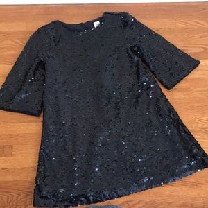 Navy Gap Sequins Dress (plus size)